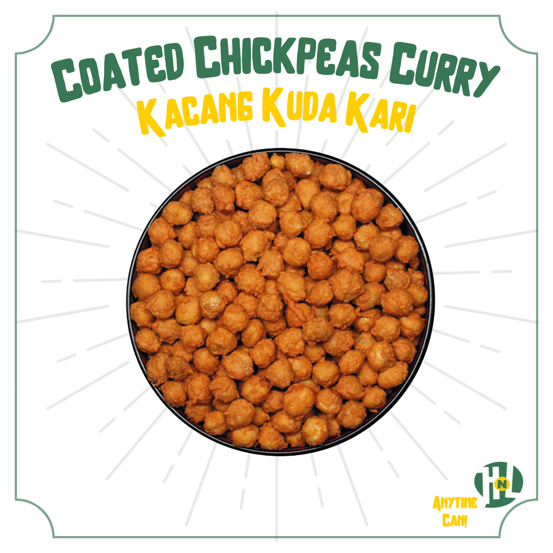 Kacang Kuda Kari | Curry Coated Chickpeas