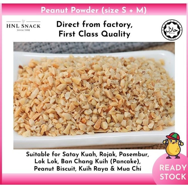 Serbuk Kacang Tanah | Roasted Peanut Powder | Peanut Chunk