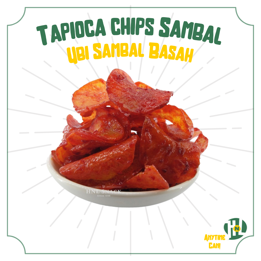 Kerepek Ubi Pedas Kering & Basah (Sambal)