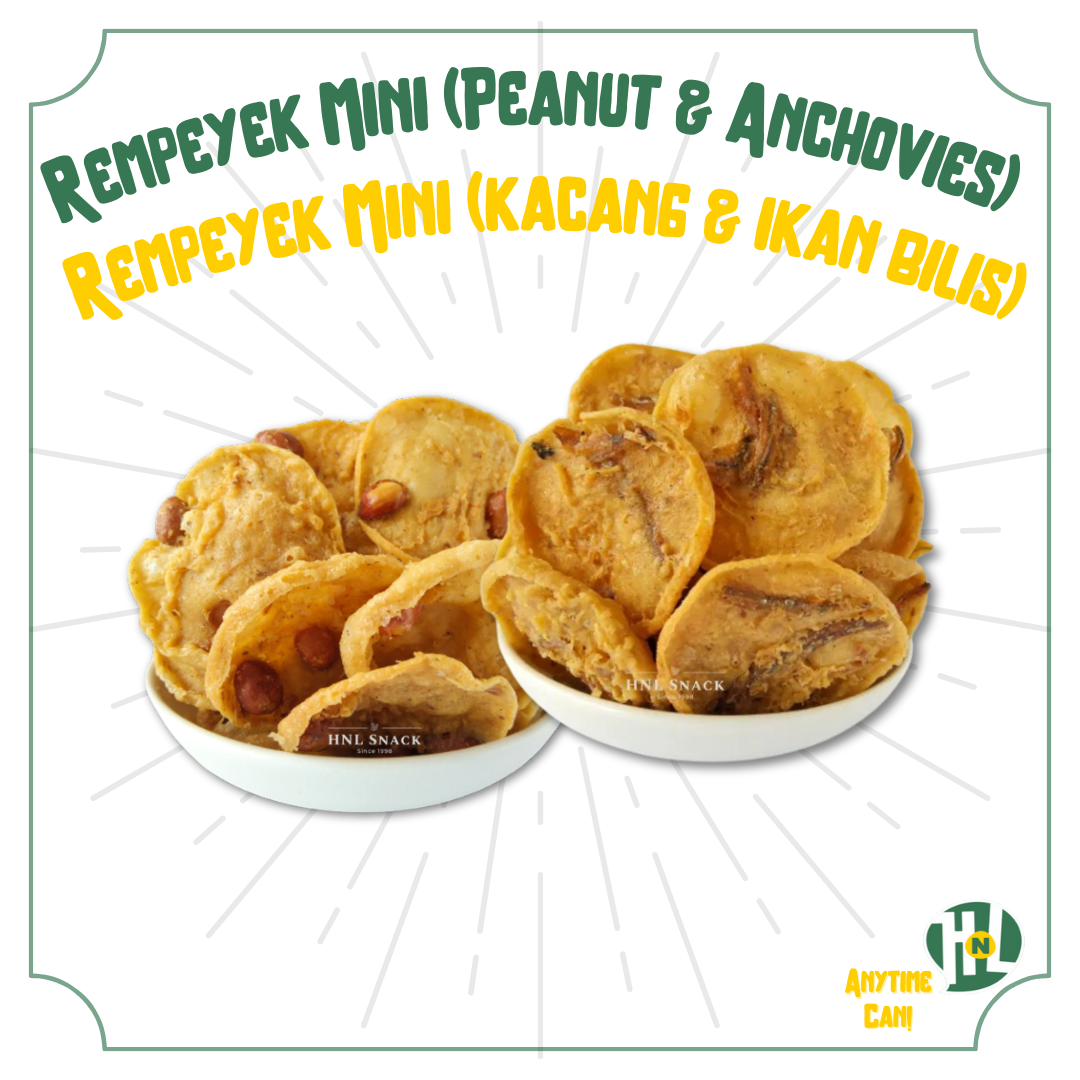Rempeyek Kacang Tanah / Ikan Bilis