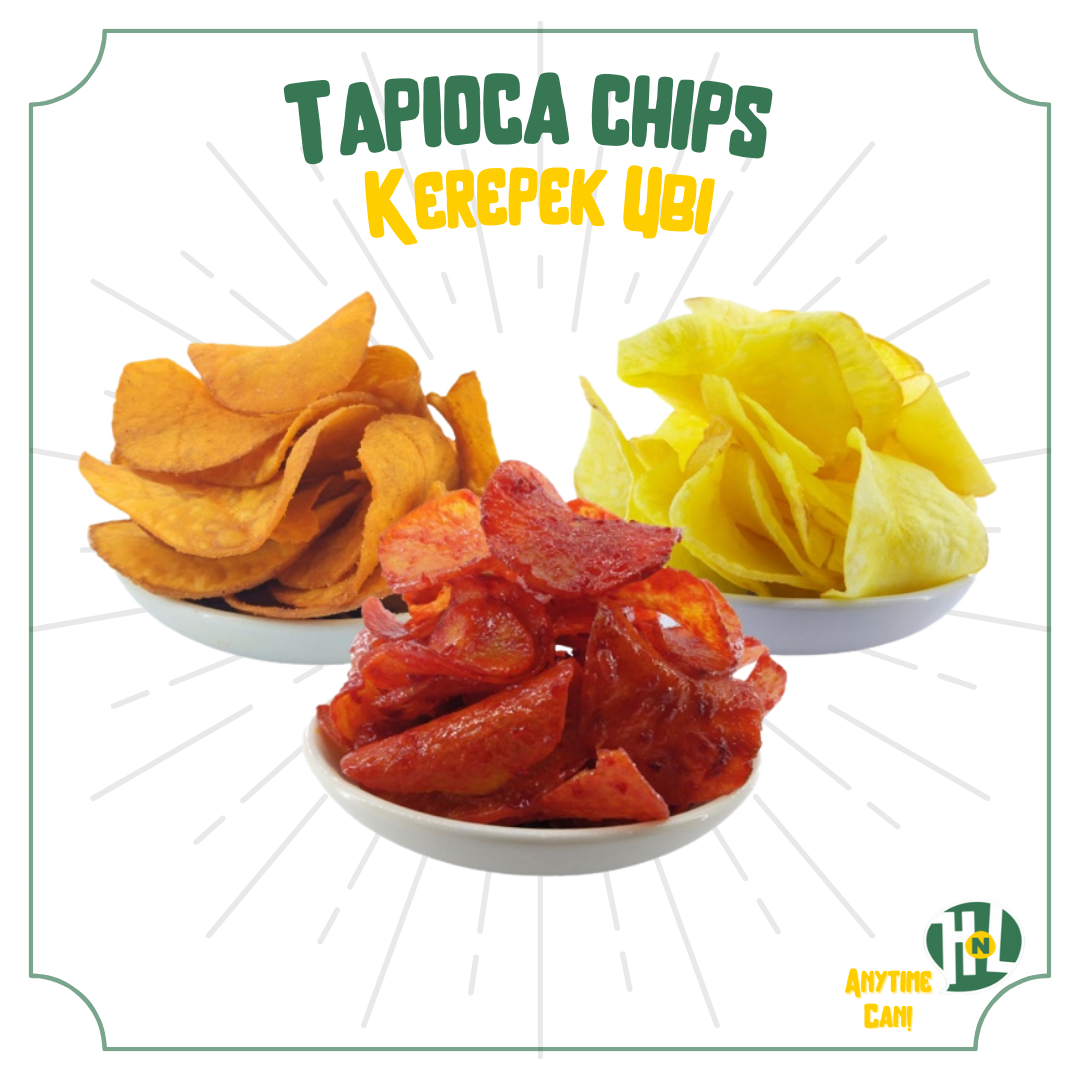 Kerepek Ubi Keping Garam | Classic Salted Cassava Chips