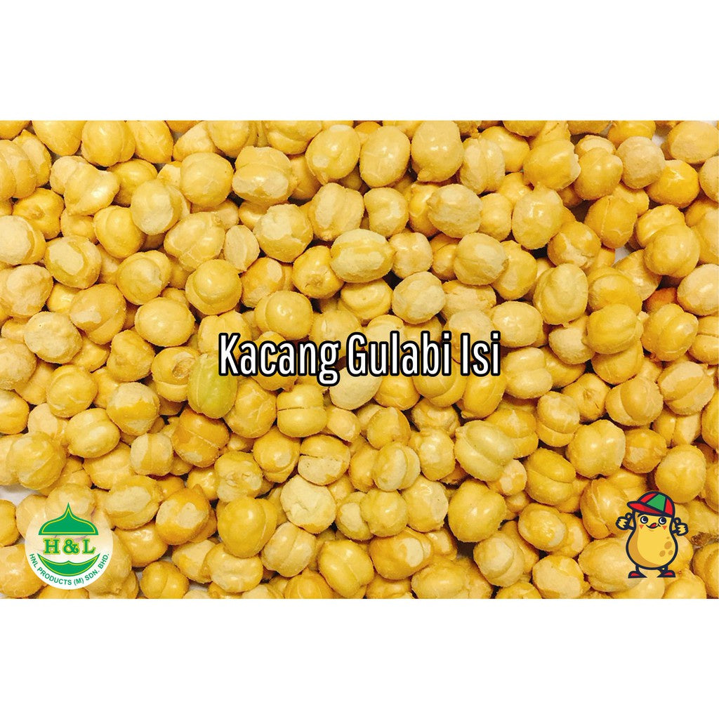 Kacang Gulabi Isi | Roasted Chickpeas (skinless)