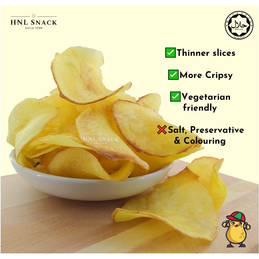 Kerepek Ubi Keping Garam | Classic Salted Cassava Chips