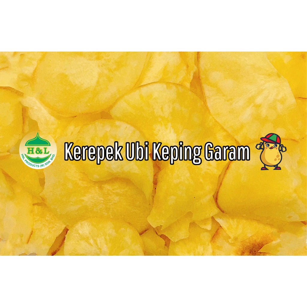 Kerepek Ubi Keping Garam | Classic Salted Cassava Chips
