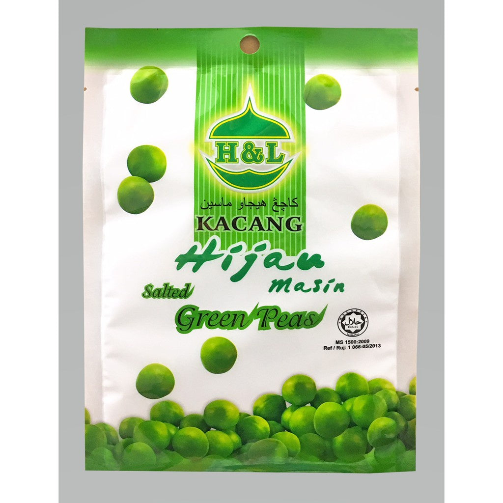 Kacang Hijau Garam | Salted Green Peas Snack [60gm]