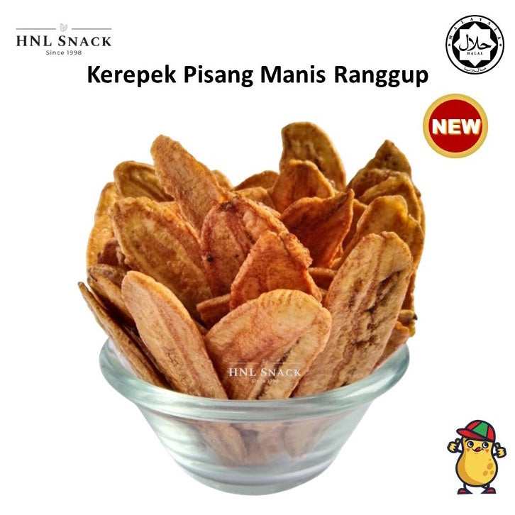 Kerepek Pisang Manis Gulung / Panjang | Banana Chips