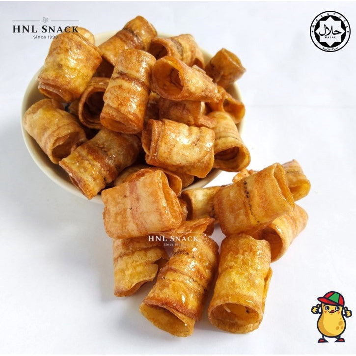 Kerepek Pisang Manis Gulung / Panjang | Banana Chips