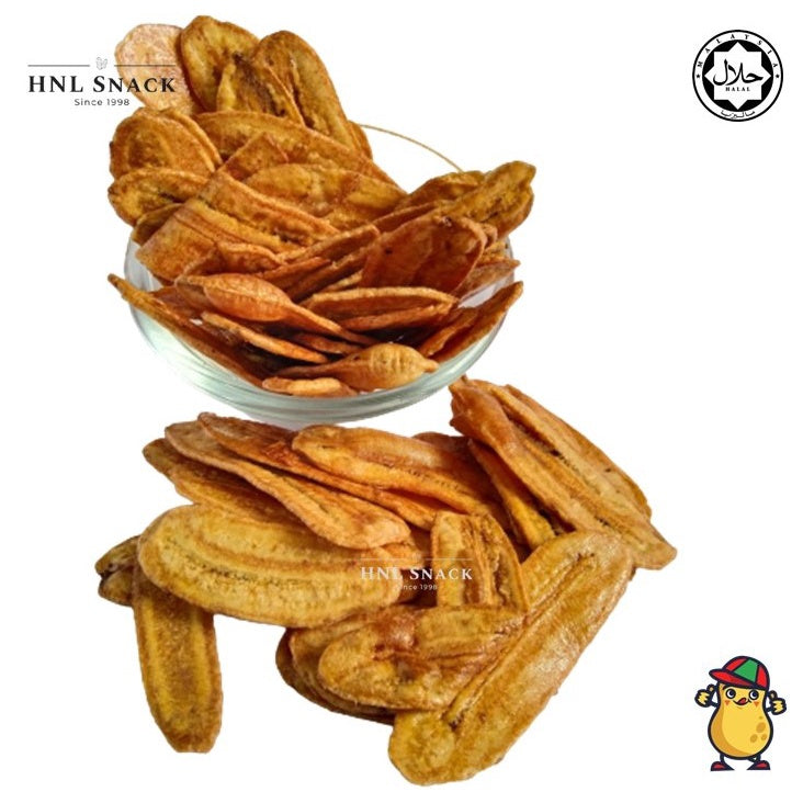 Kerepek Pisang Manis Gulung / Panjang | Banana Chips