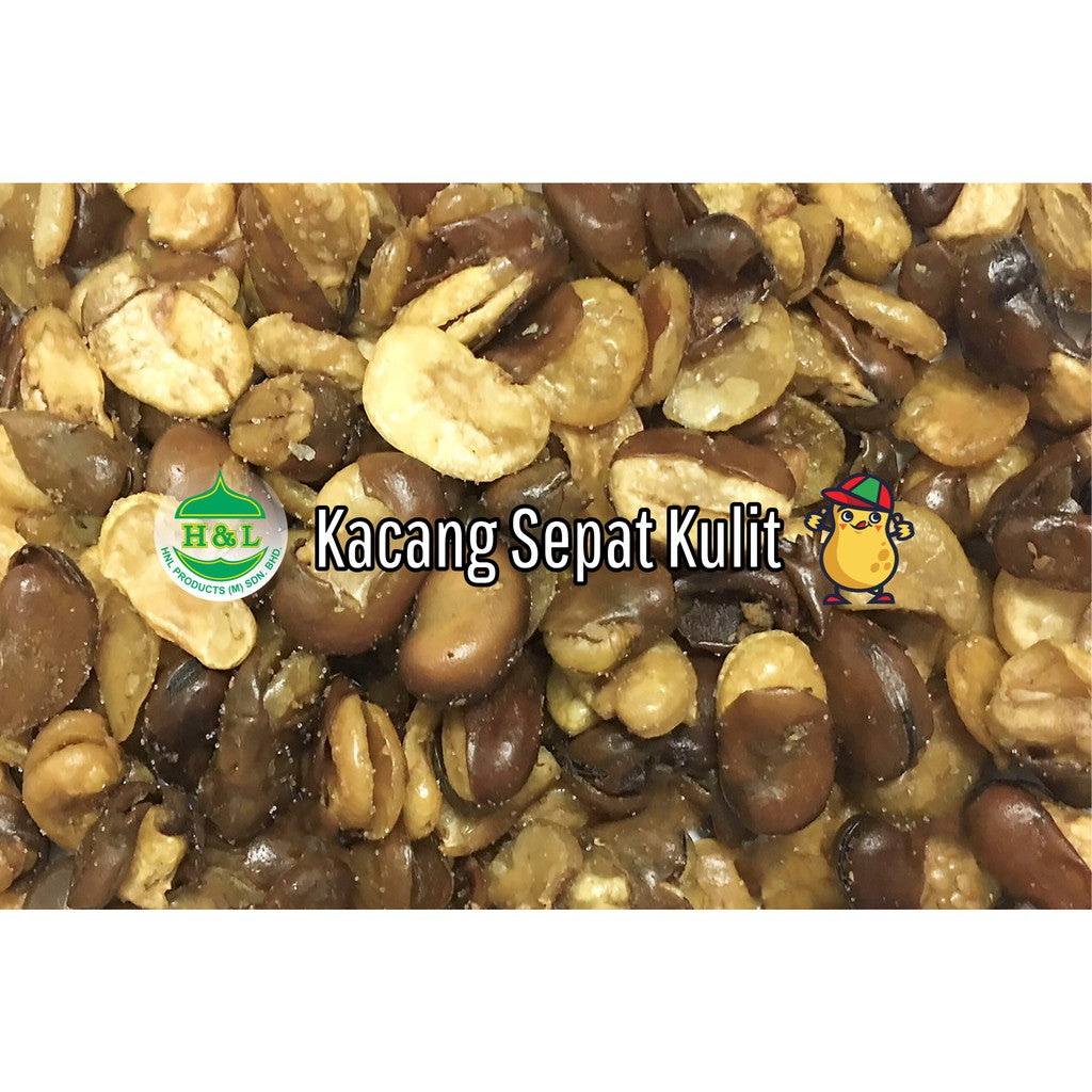 Kacang Sepat Kulit | Salted Broad Bean (with skin)