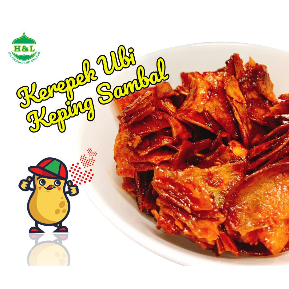 Kerepek Ubi Pedas Kering & Basah (Sambal)