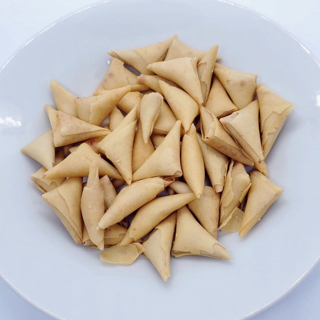 Kerepek Samosa Serunding Ayam Pedas Manis