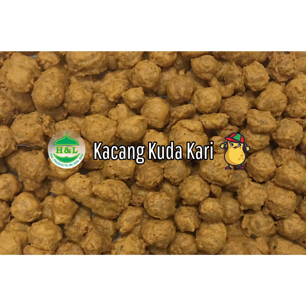 Kacang Kuda Kari | Curry Coated Chickpeas