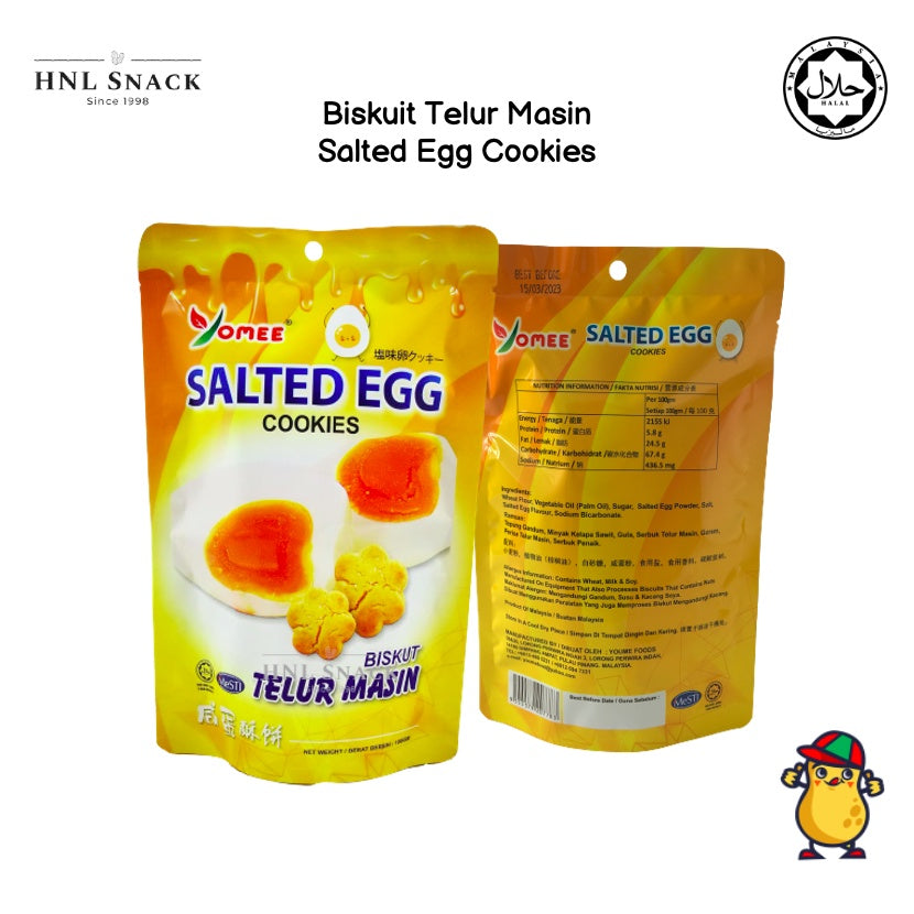 Yomee Salted Egg/Cheese/Yam Cookies HALAL