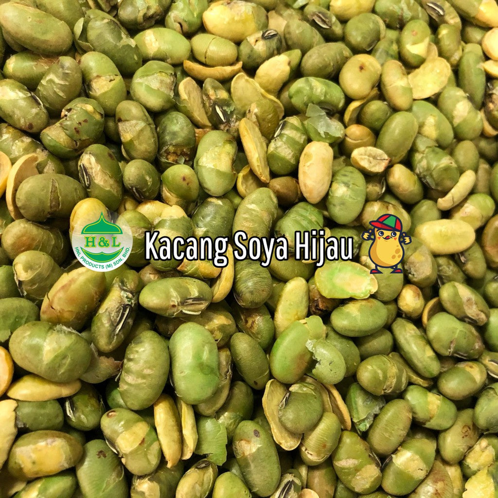 Kacang Soya Hijau (Kacang Edamame) | Green Edamame Beans 600gm