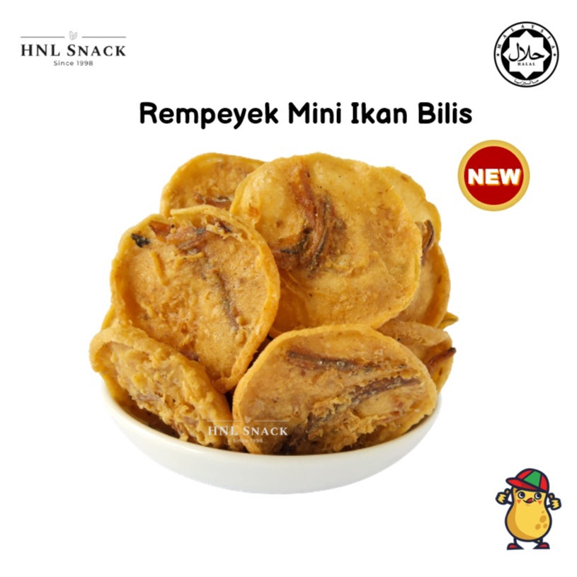 Rempeyek Kacang Tanah / Ikan Bilis