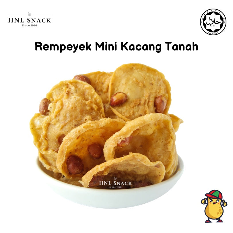 Rempeyek Kacang Tanah / Ikan Bilis