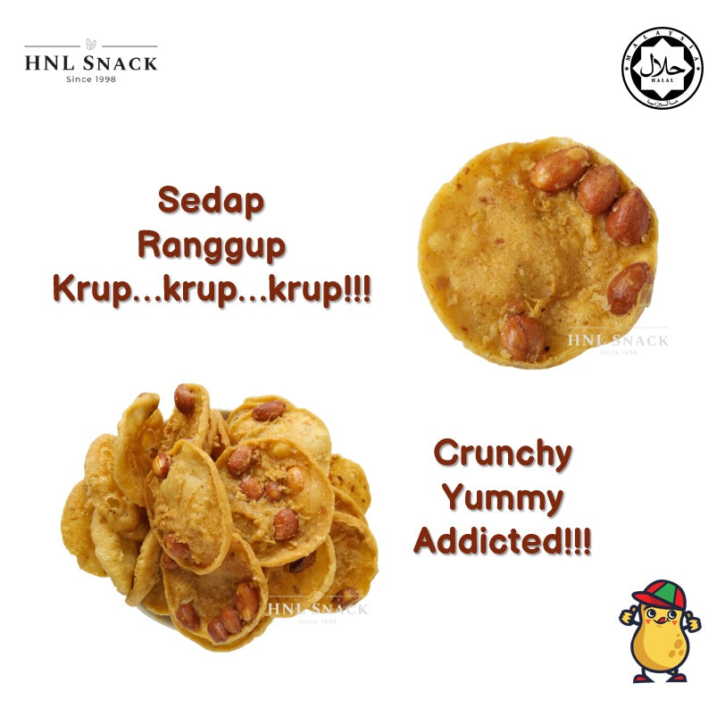 Rempeyek Kacang Tanah / Ikan Bilis