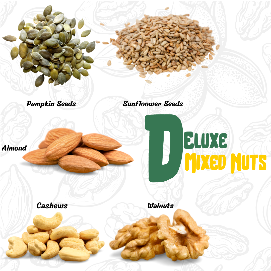 HNL Deluxe Mixed Nuts Fresh Halal | Kacang Campuran Mewah