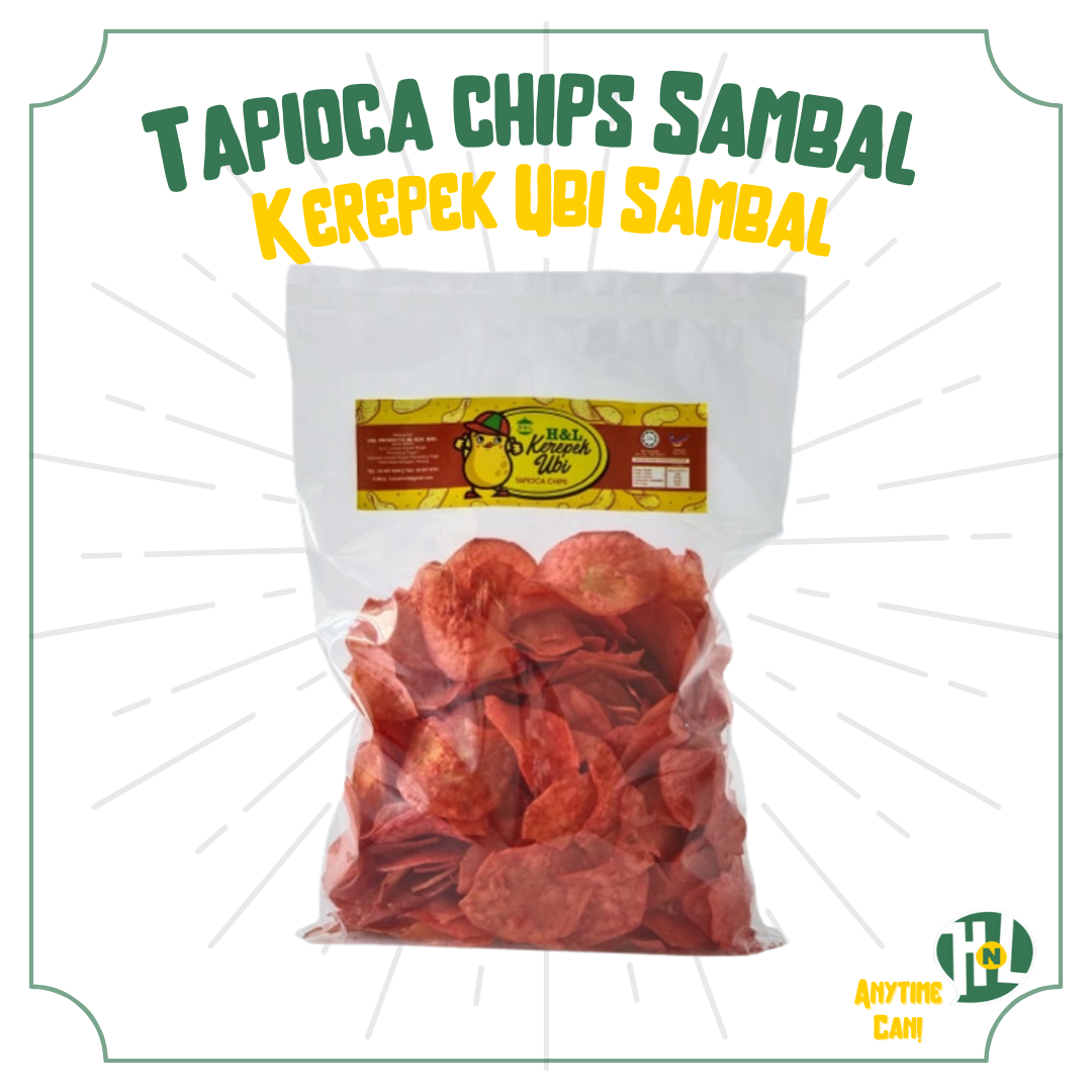 Kerepek Ubi Pedas Kering & Basah (Sambal)