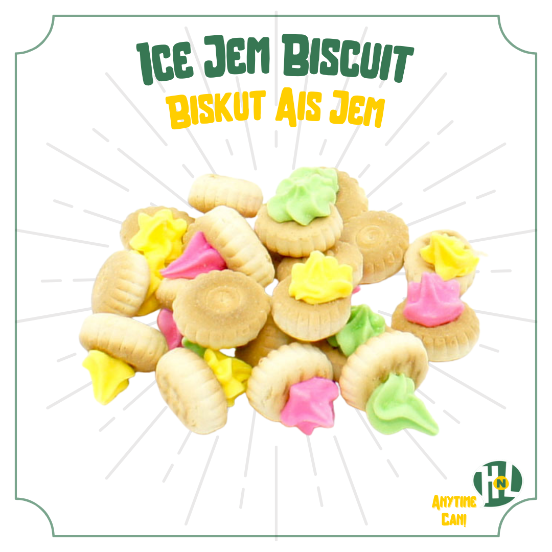 Biskut Ais Jem / Iced Gem Biscuit