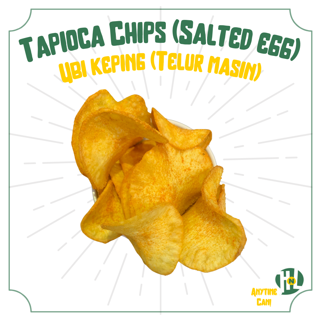 [NEW & VIRAL] H&L Ubi Keping Garam Perisa Telur Masin / Tapioca Chips Salted Egg Flavour