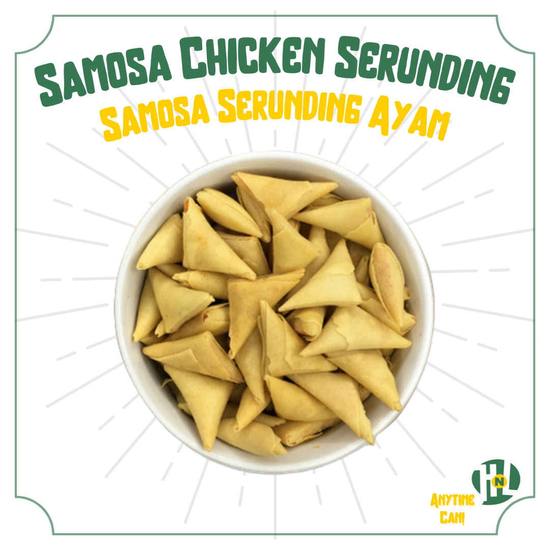 Kerepek Samosa Serunding Ayam Pedas Manis