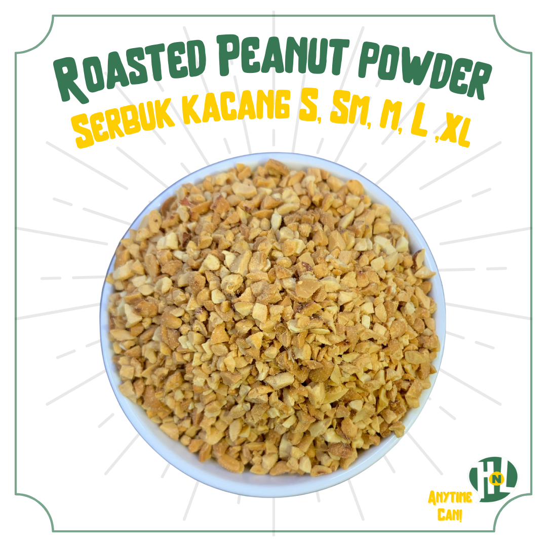 Serbuk Kacang Tanah | Roasted Peanut Powder | Peanut Chunk