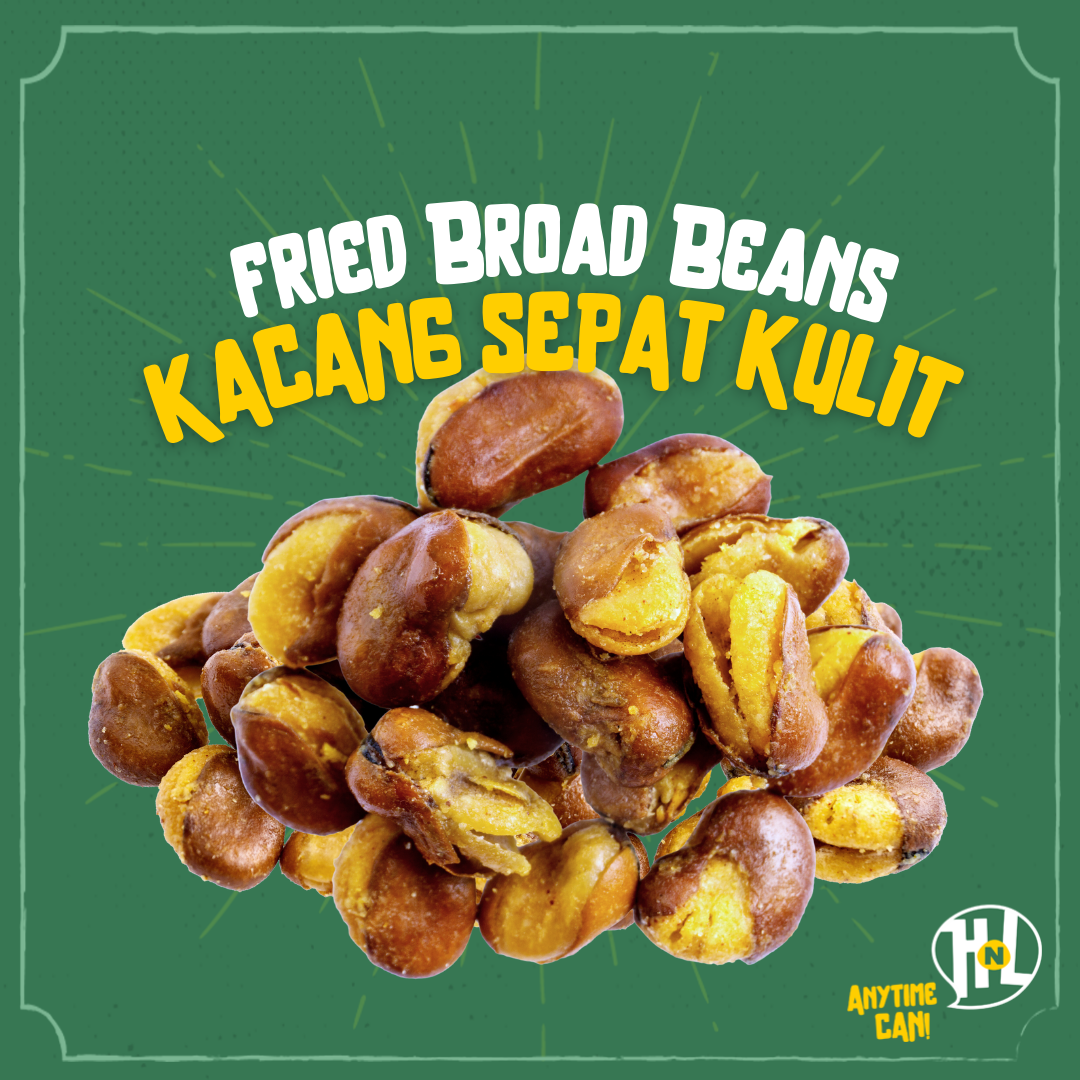 Kacang Sepat Kulit | Salted Broad Bean (with skin)