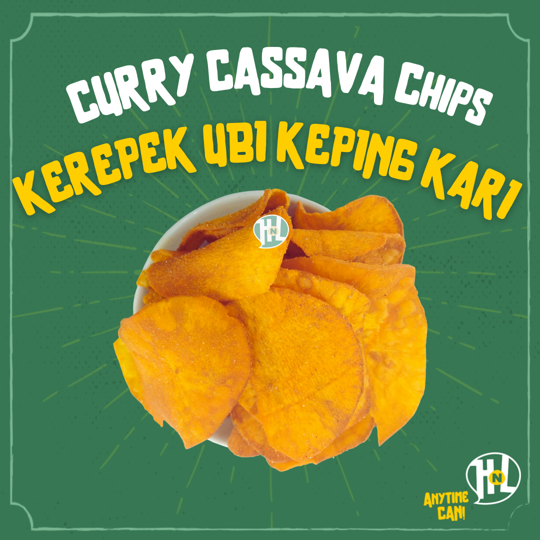 Kerepek Ubi Keping Kari | Curry Flavoured Cassava Chips