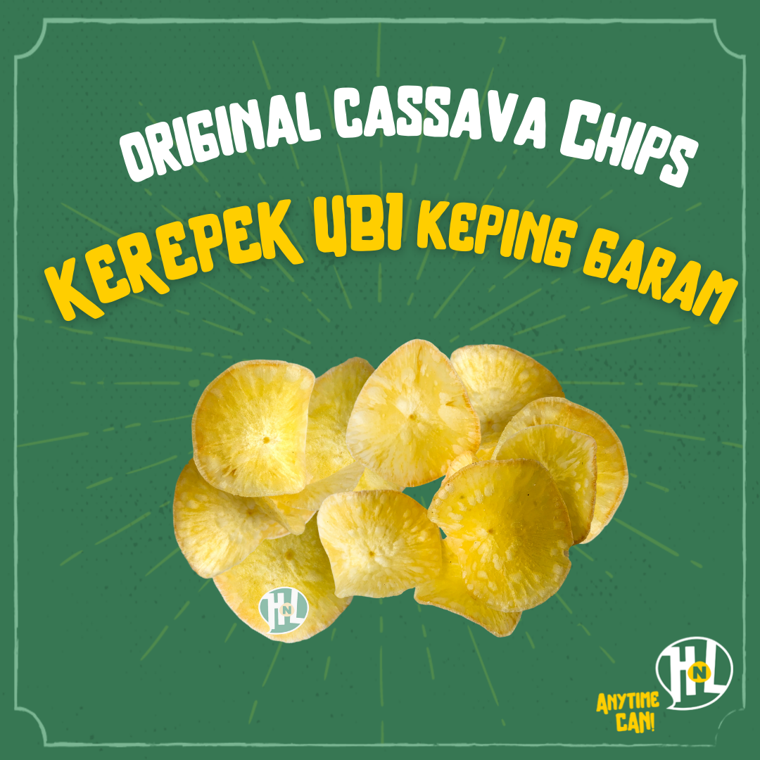 Kerepek Ubi Keping Garam | Classic Salted Cassava Chips