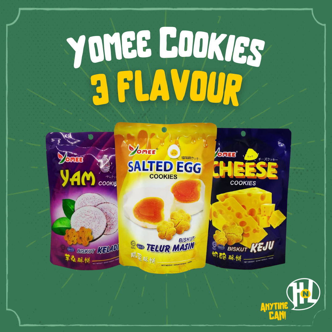 Yomee Salted Egg/Cheese/Yam Cookies HALAL