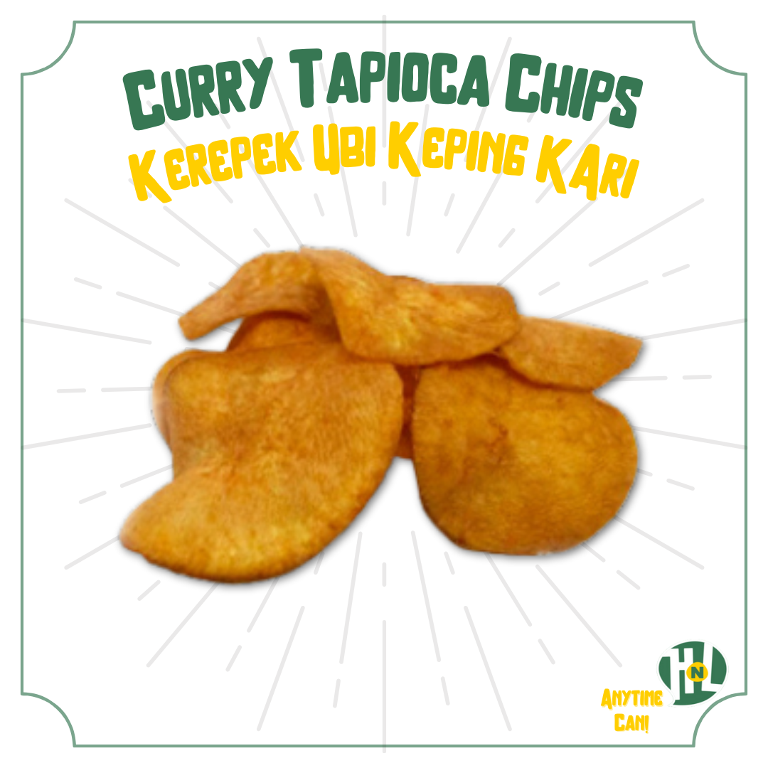 Kerepek Ubi Keping Kari | Curry Flavoured Cassava Chips