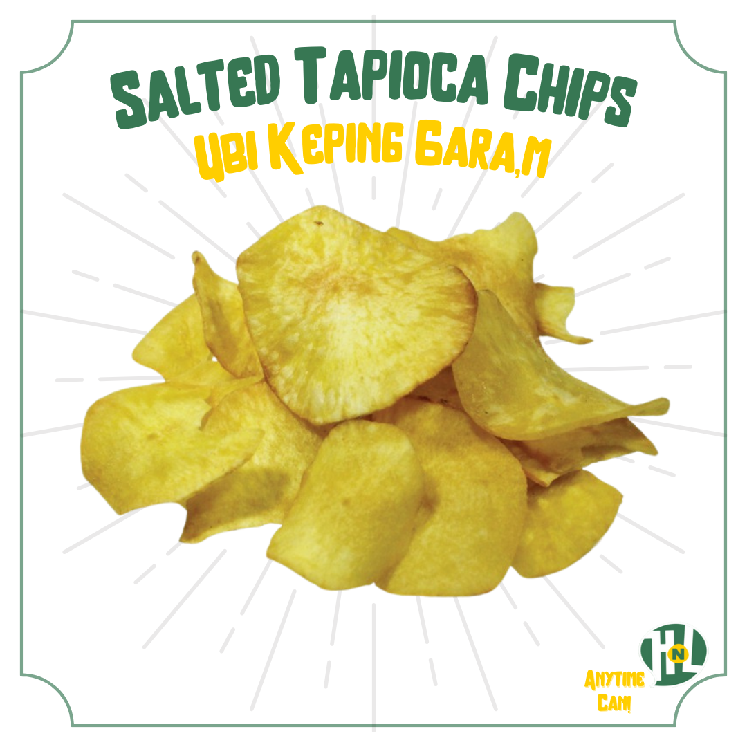 Kerepek Ubi Keping Garam | Classic Salted Cassava Chips