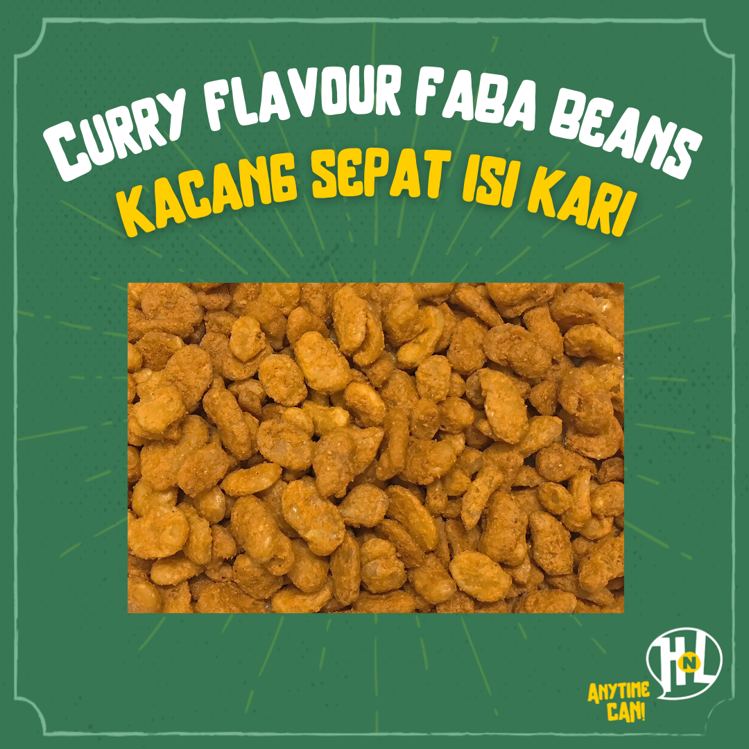 Kacang Sepat Isi Kari | Curry Coated Broad Beans