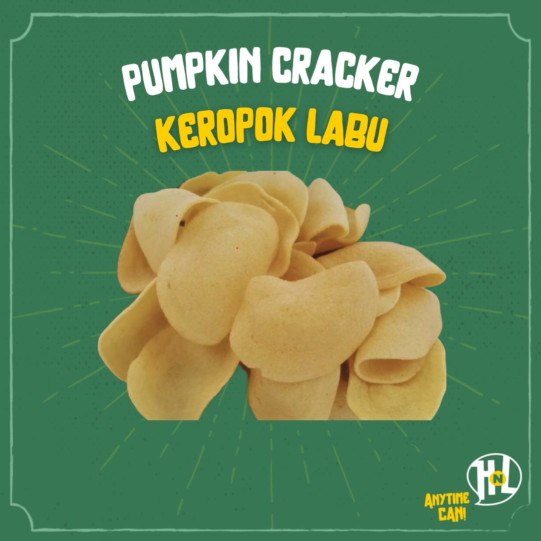 Pumpkin Crackers | Keropok Labu | Garlic and Onion-Free Delight