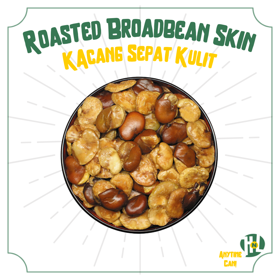 Kacang Sepat Kulit | Salted Broad Bean (with skin)