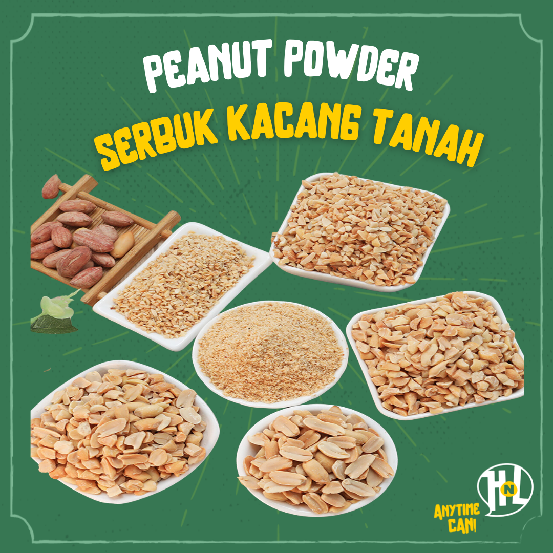 Serbuk Kacang Tanah | Roasted Peanut Powder | Peanut Chunk
