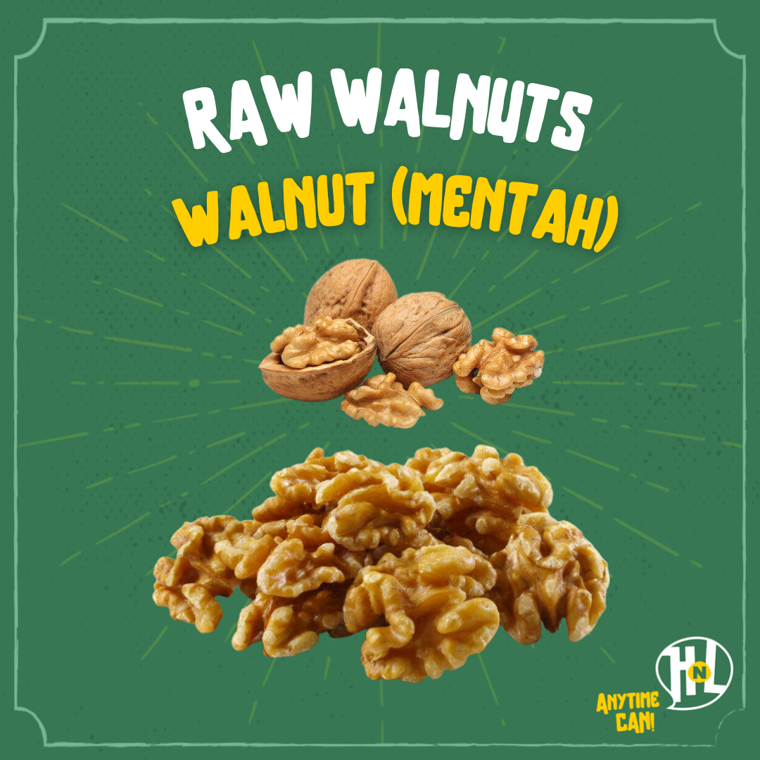 Premium Walnut | Kacang Walnut (Mentah) | Kacang Otak | Kacang Kenari